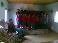 Students in Mairang Vidyajyoti Inclusive School celebrated Independence Day