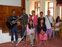 Group song from the Differently Abled Students