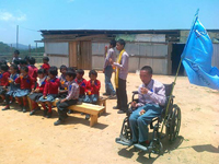 Students in Mairang Vidyajyoti Inclusive School, Sangshong, Meghalaya