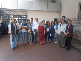 Group Photo at Main Secreteriat, Shillong
