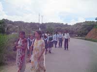 Staff with the Students at Umran Niangbyrnai Ri Bhoi