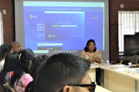Smt S.B Marak, MCS, Commissioner for Persons with Disabilities at the Awareness Programme on Accessible Websites & Unique Disability ID Project