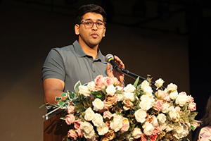 Shri Rishabh Shakhapur, Senior Business Development Associate, Kibo - Trestle Labs, Bengaluru  demonstrating Kibo (Knowledge In a Box), an AI-powered accessibility tool, and its practical applications in Government Offices