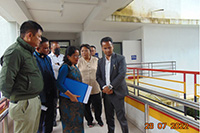 Minister's visit to the Office of District Agriculture and Horticulture, Shillong to see the implementation of accessibility features under AIC-I