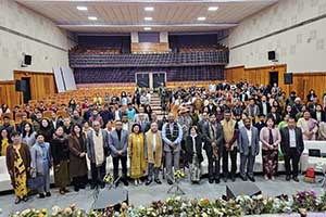 Group Photo of His Excellency the Governor of Meghalaya, Shri C. H. Vijayashankar, Shri Paul Lyngdoh, Hon'ble Minister, I/c Social Welfare Department and other dignitories, persons with disabilities and participants at the programme