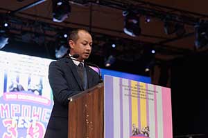 Welcome address by Shri. Lyngkor Kynjing, MCS, Commissioner for Persons with Disabilities, Government of Meghalaya