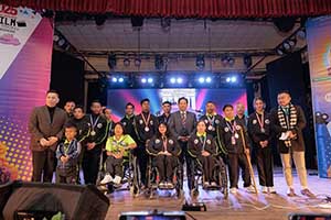 Felicitation  of the Para Athletes for their achievements at the 2nd North East Para Games 2025