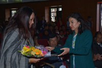 Presentation of bouquets